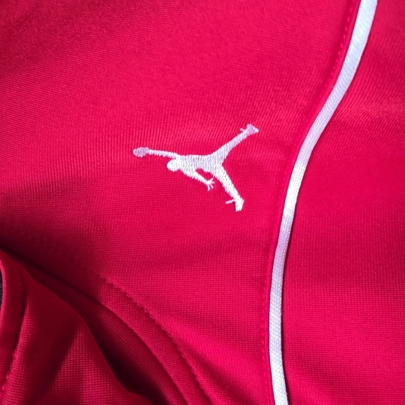 Jordan Red Front Zip Basketball Track Jacket XL 20 - Picture 3 of 12